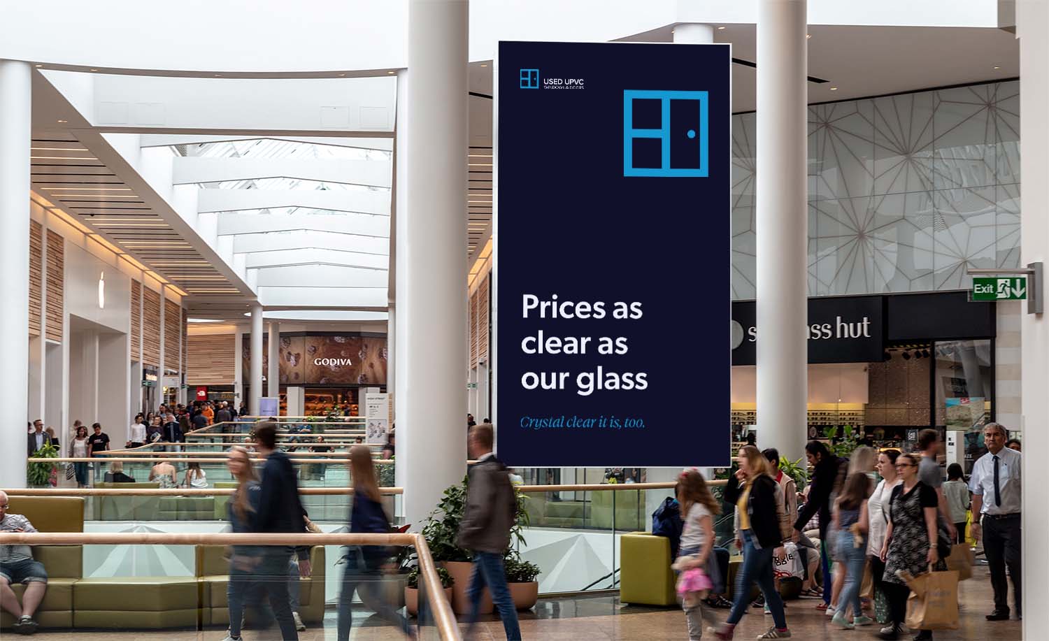 Meadowhall Ad Screen Mockup