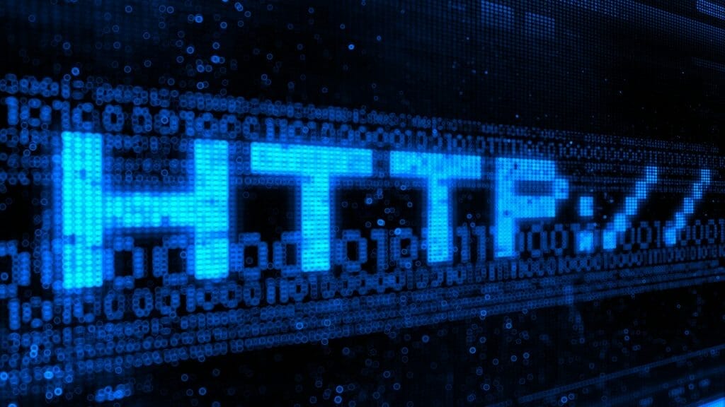 http with binary code.