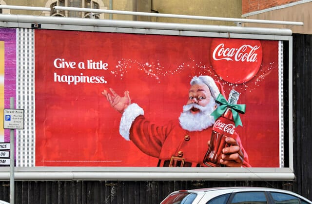 coca cola advertising board